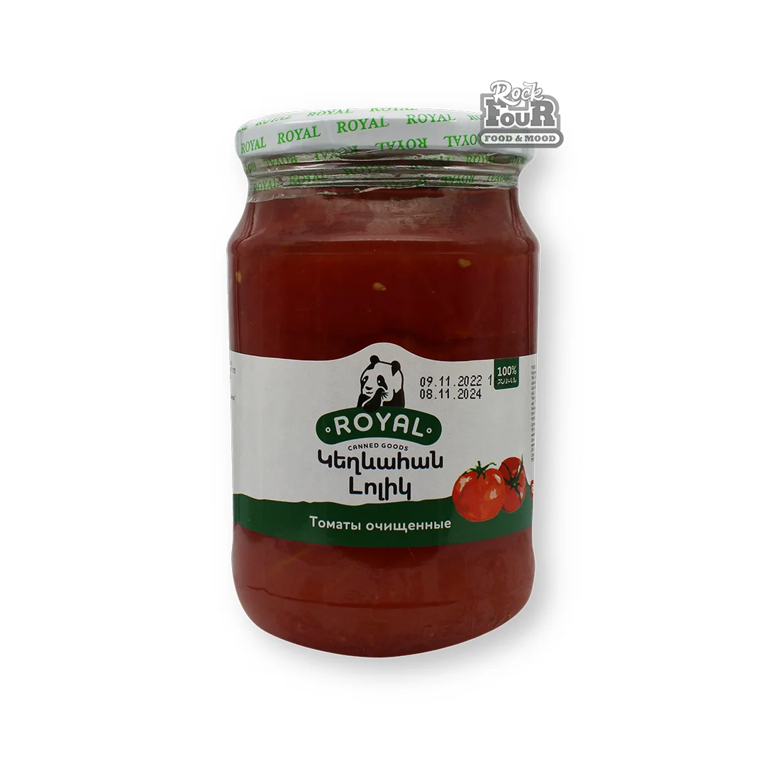 Pilled tomatos "Royal" 630g